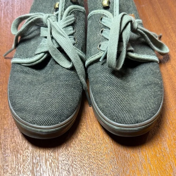 Vans Olive Green High-Top ladies Shoes - Picture 8 of 8